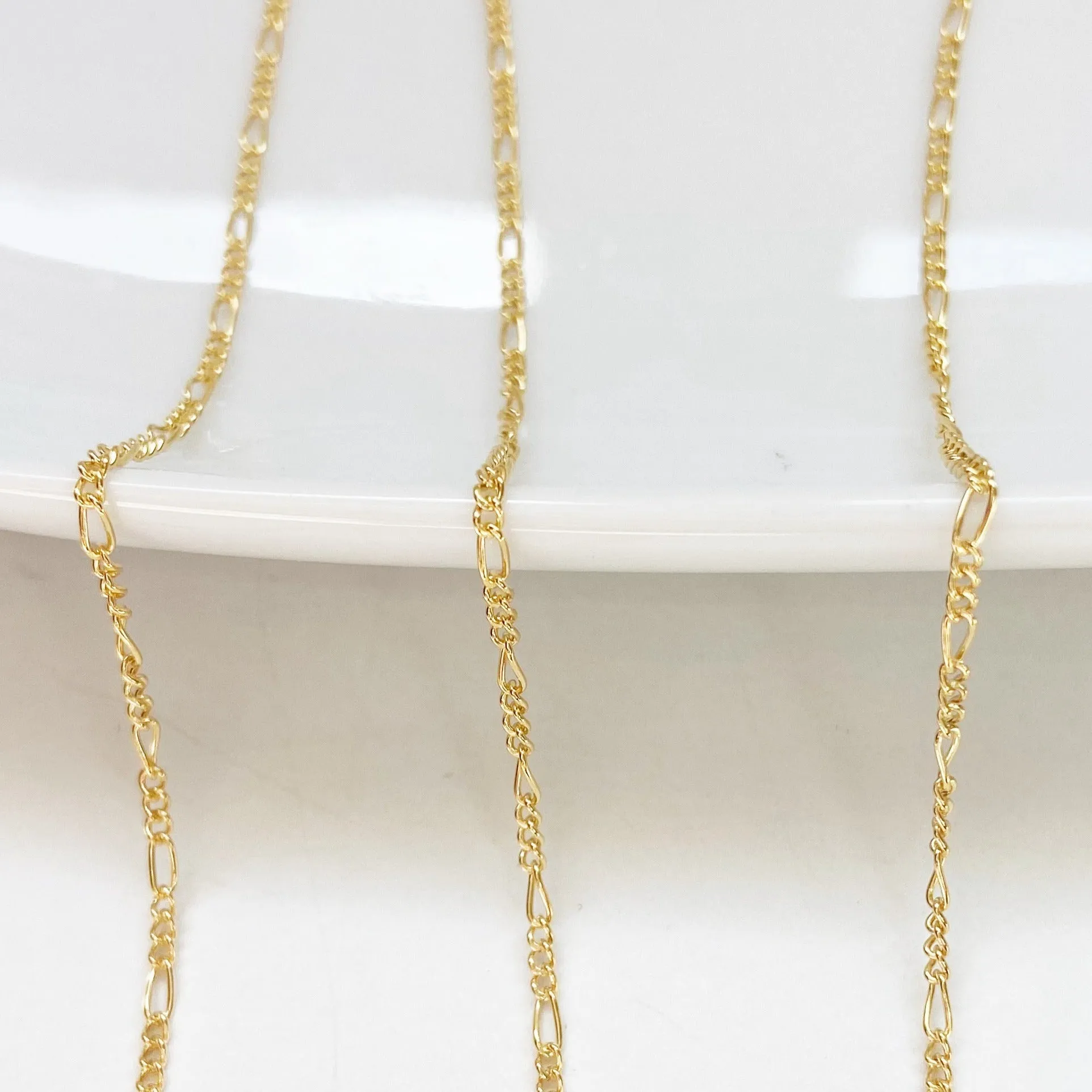 Figaro Chain (Sterling Silver or Gold Filled)