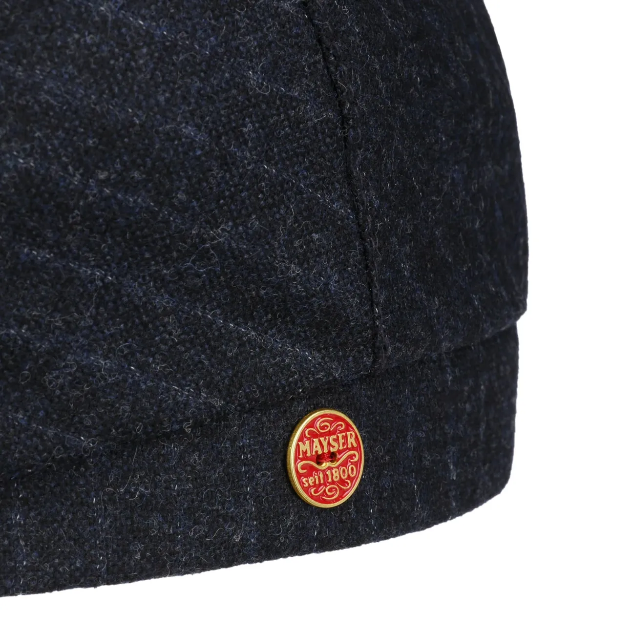 Frankie Pinstripe Flat Cap by Mayser
