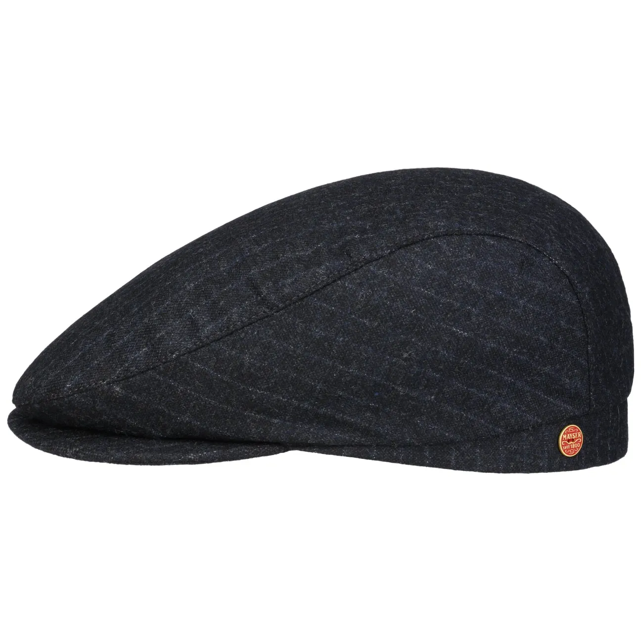 Frankie Pinstripe Flat Cap by Mayser