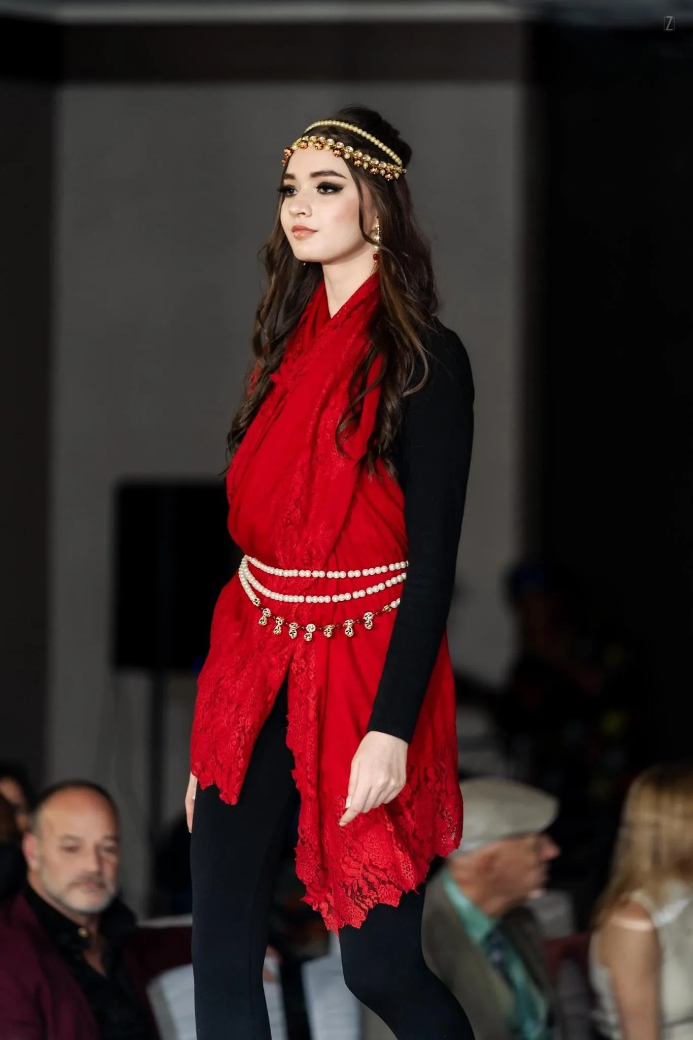 French Chantilly Lace Cashmere Wrap