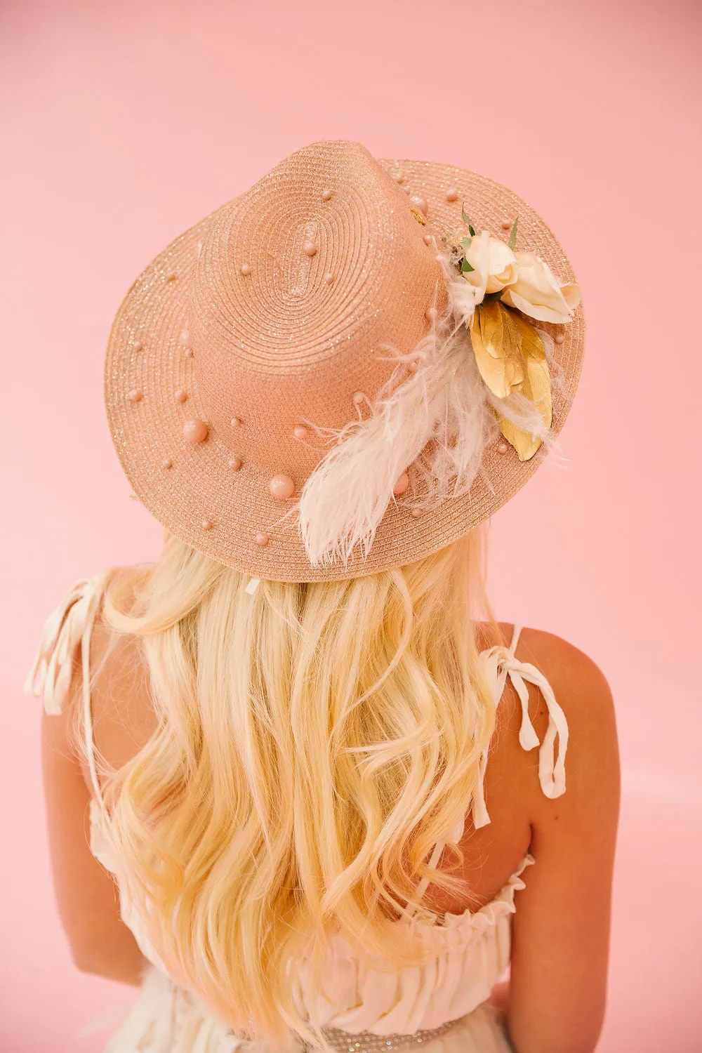 GOLDEN FLOWERS SUN HAT