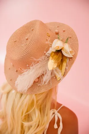 GOLDEN FLOWERS SUN HAT