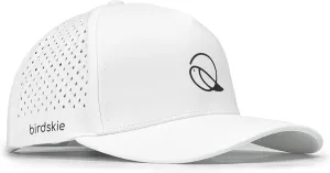Golf Hat Snapback, Breathable, Quick Drying, High Performance, The Swagger Golf Cap White