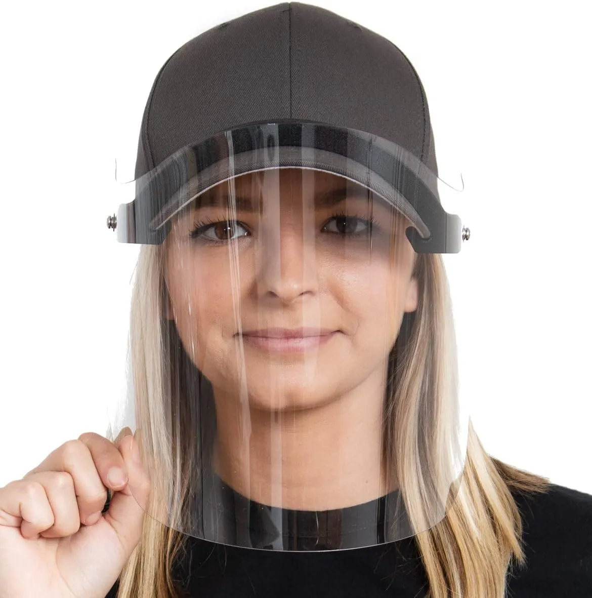 HatShield Flip Baseball Cap Face Shield