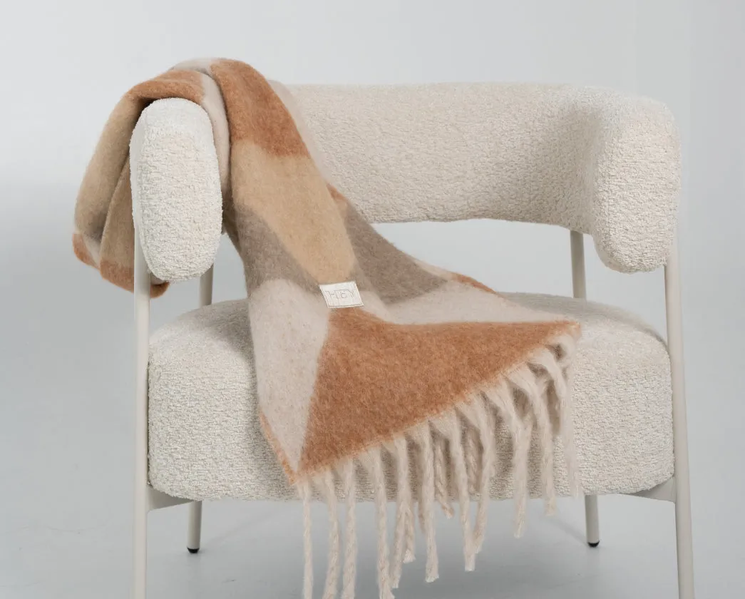 Hey Beanie & Cozy Scarf - Sand / Crema