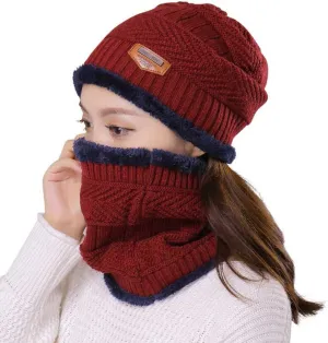 HINDAWI Womens Slouchy Beanie Winter Hat Knit Warm Snow Ski Skull Outdoor Cap