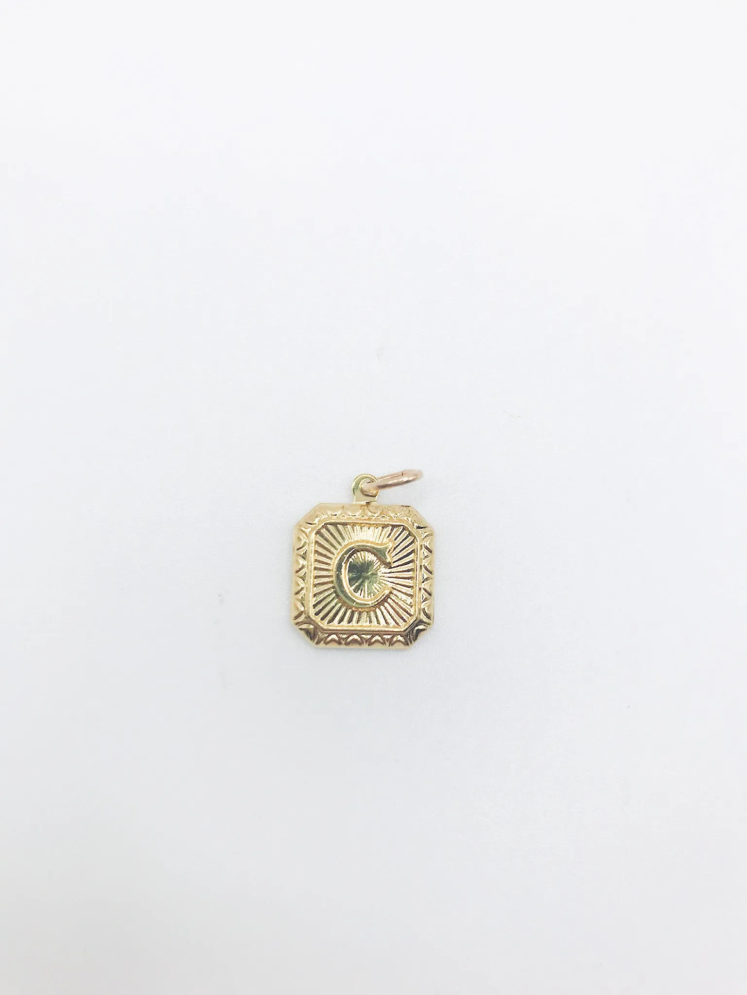 Initial Charm - Square Letter