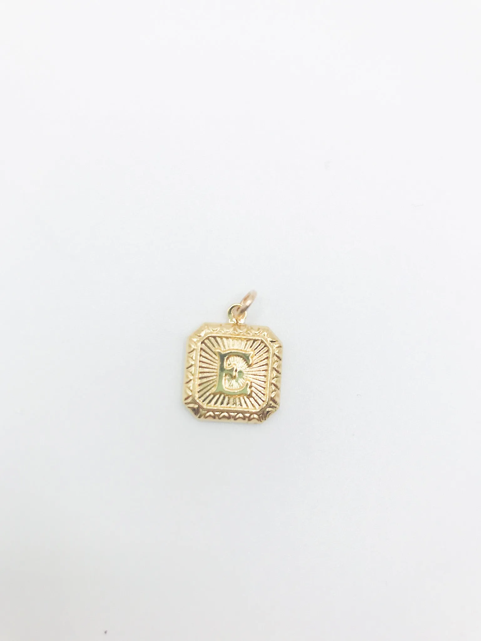 Initial Charm - Square Letter