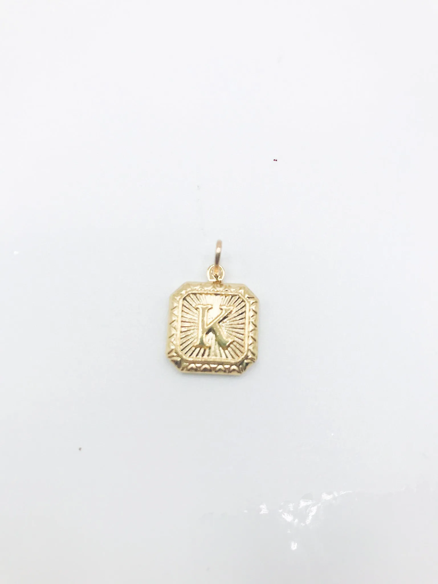 Initial Charm - Square Letter
