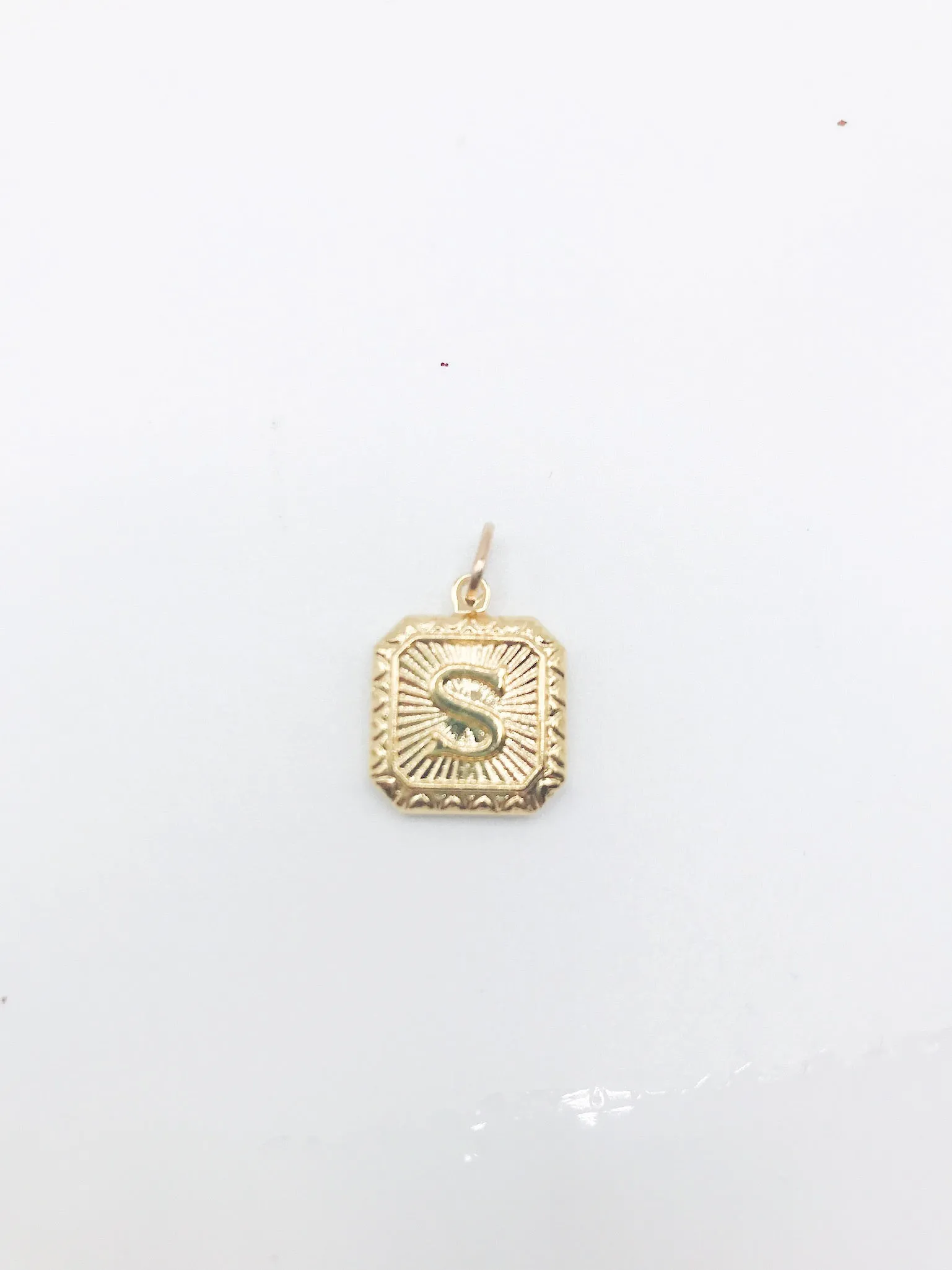 Initial Charm - Square Letter