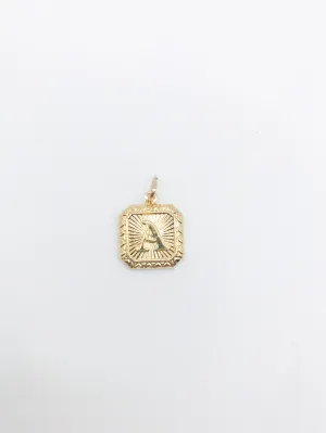 Initial Charm - Square Letter