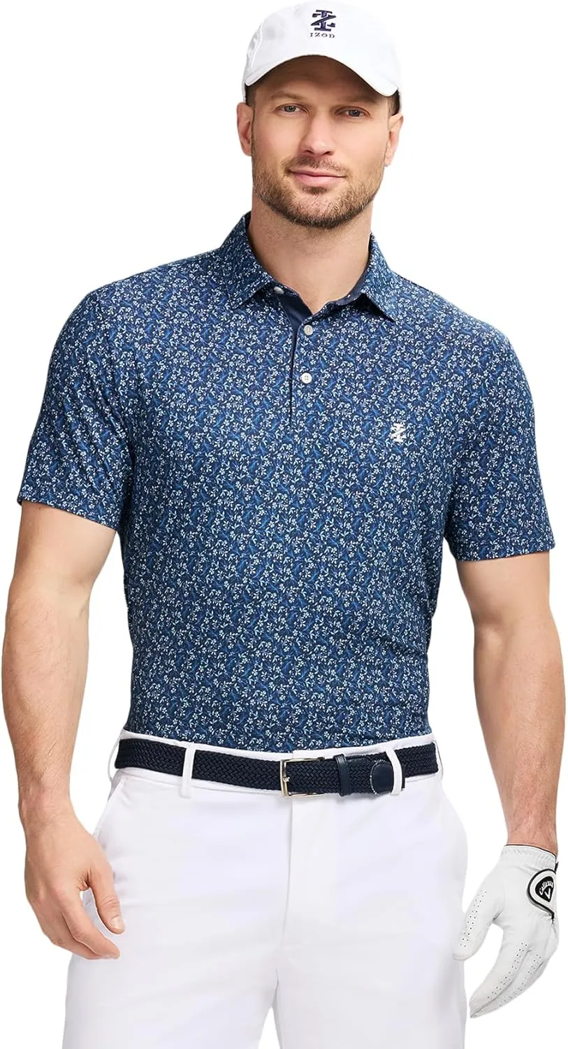 IZOD Men's Swingflex Elite Short Sleeve Golf Polo