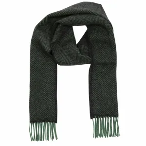 J HANLY <BR>
Luxury Herringbone Merino & Cashmere Scarf <BR>