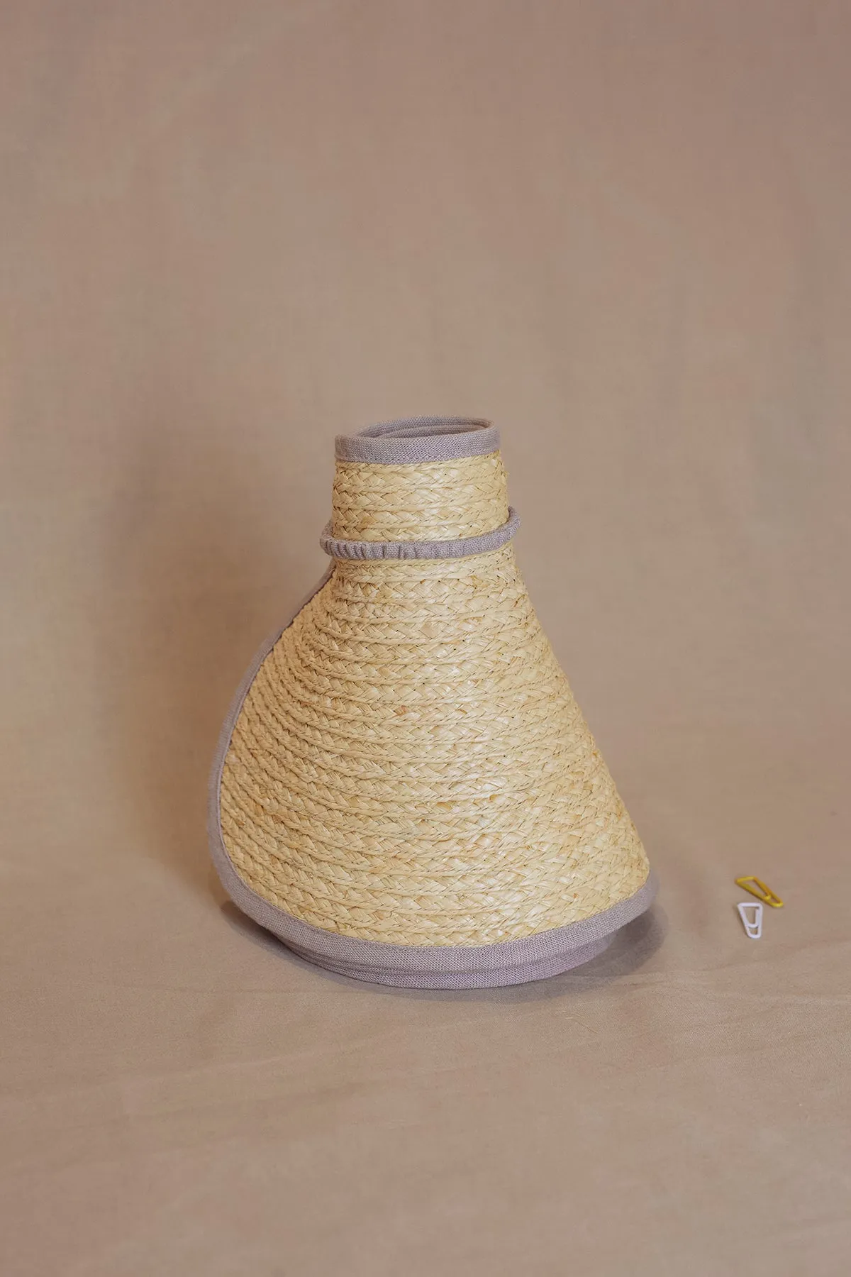 Jordan Classic raffia wide brim crownless hat