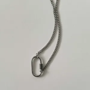 Just Lil things Charm Silver Necklace JLTCHN0005
