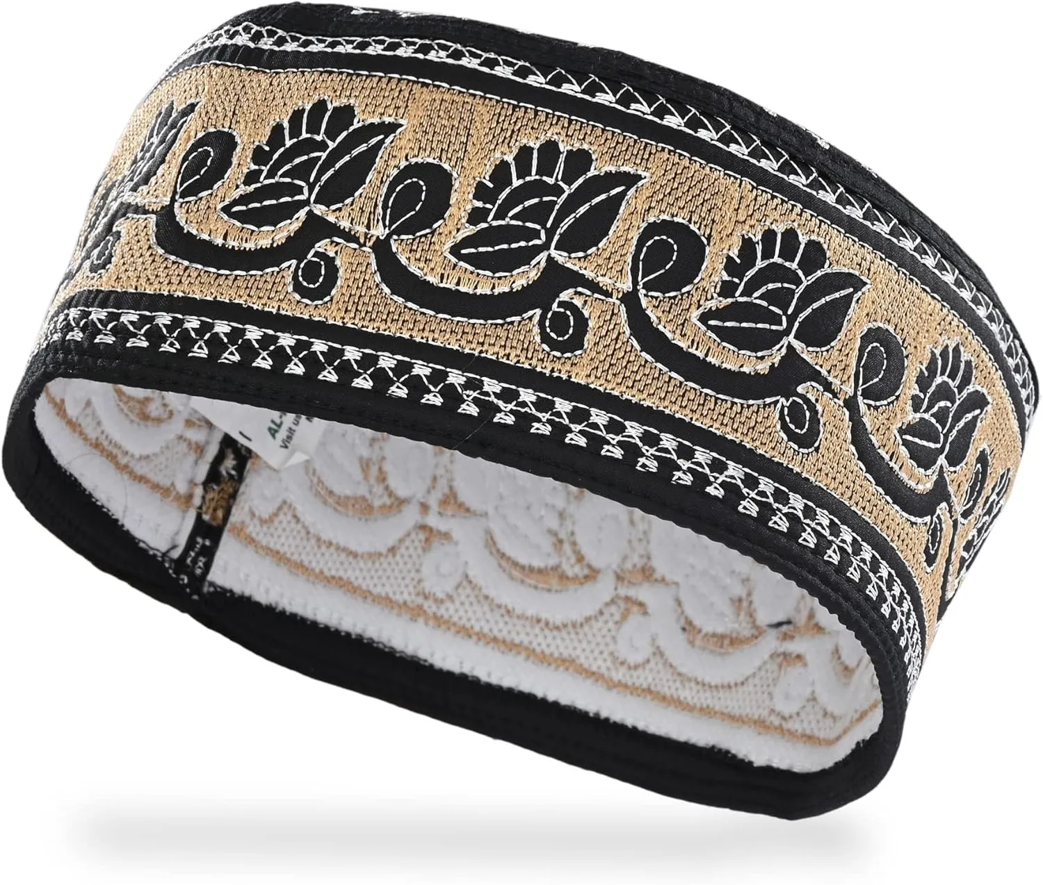 Kufi Men's Unisex Skull Cap Women's Designer Solid Hat with Hand Embroidery Kufi Caps Knitted Beanie Summer Headwear