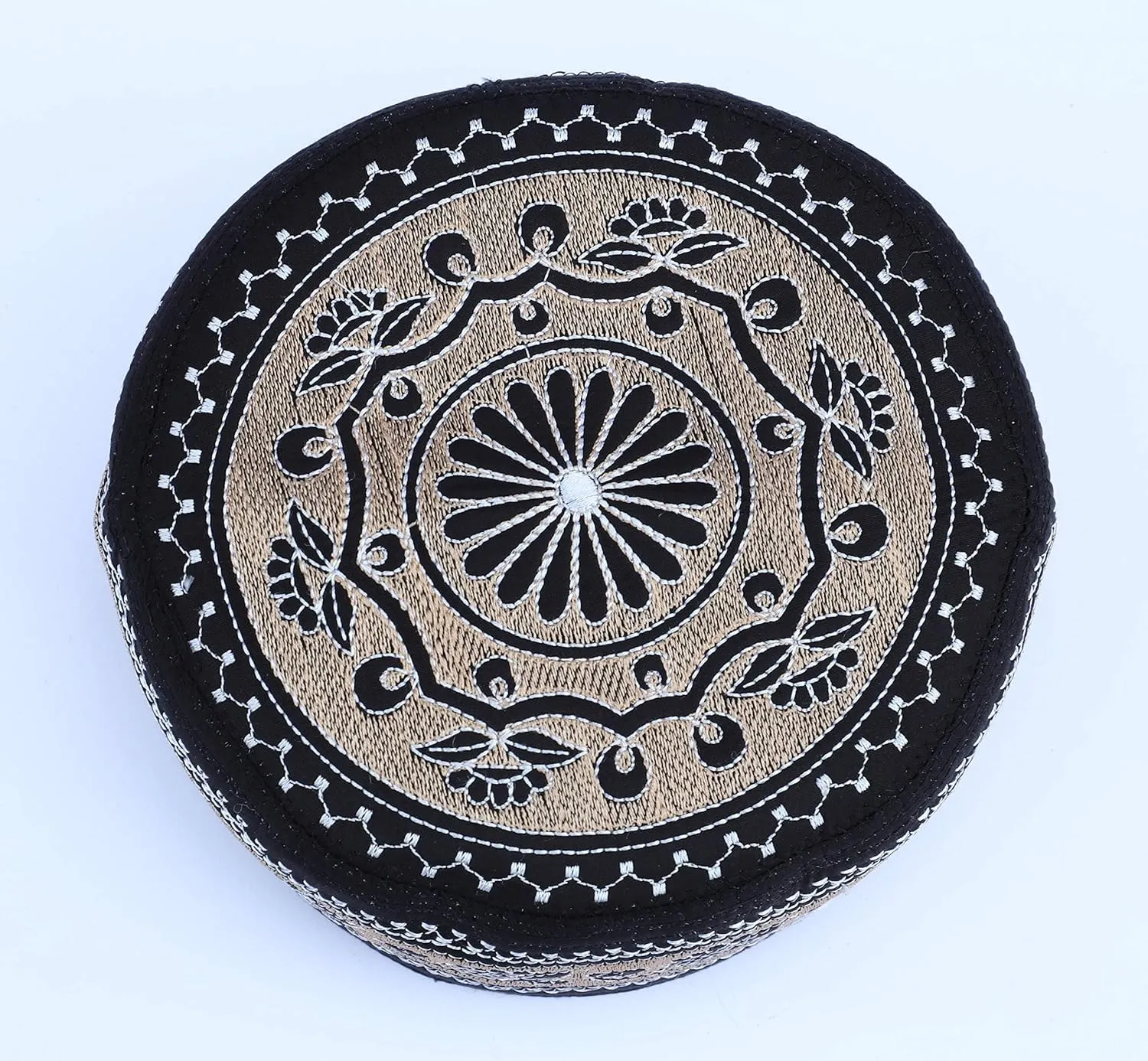 Kufi Men's Unisex Skull Cap Women's Designer Solid Hat with Hand Embroidery Kufi Caps Knitted Beanie Summer Headwear