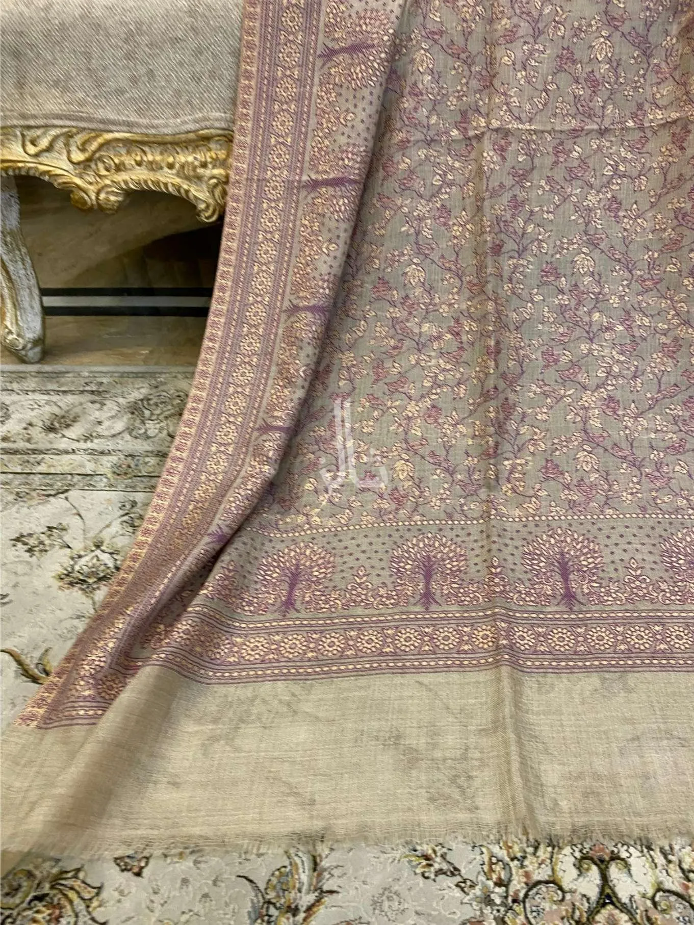 Kundan Weaved Kaani Jaal - Shawl
