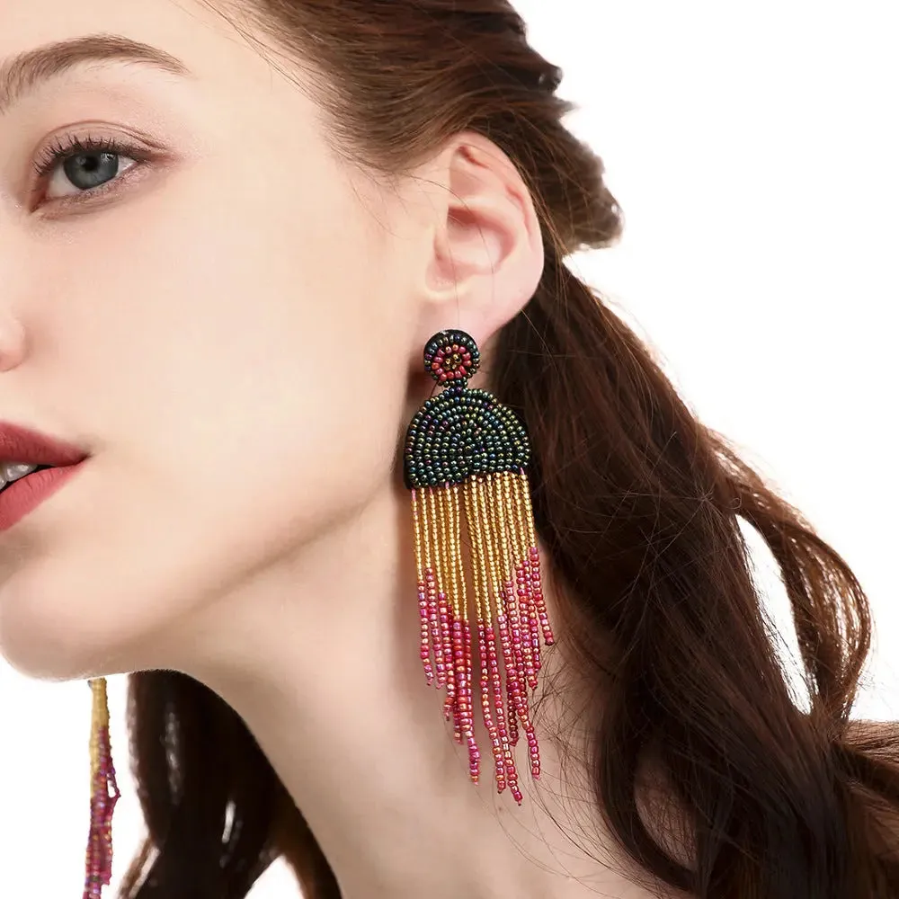 Long Tassel Earrings