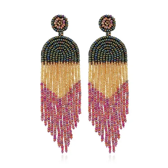 Long Tassel Earrings