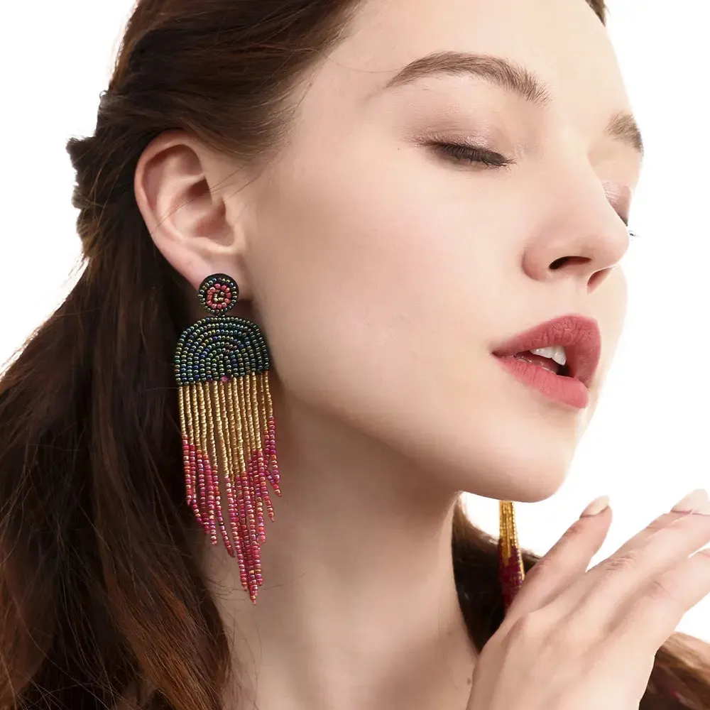 Long Tassel Earrings