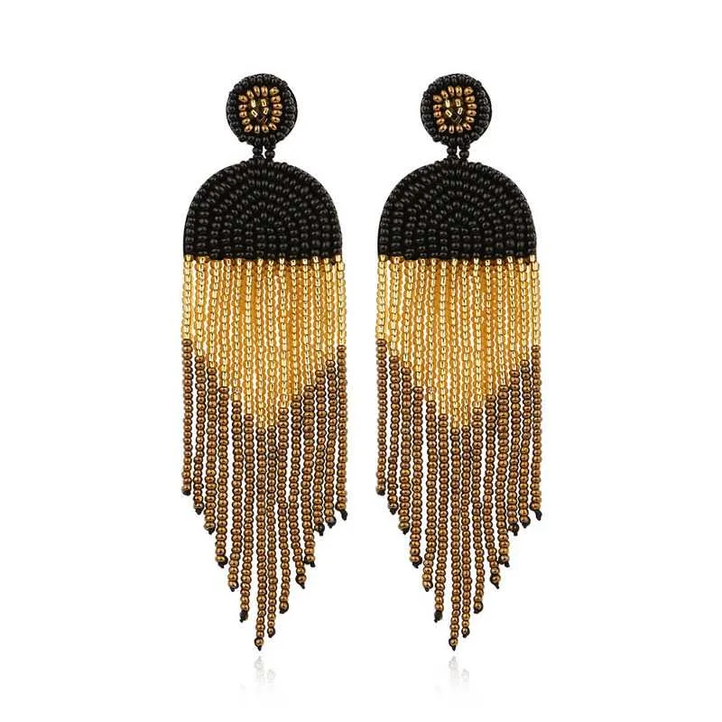 Long Tassel Earrings