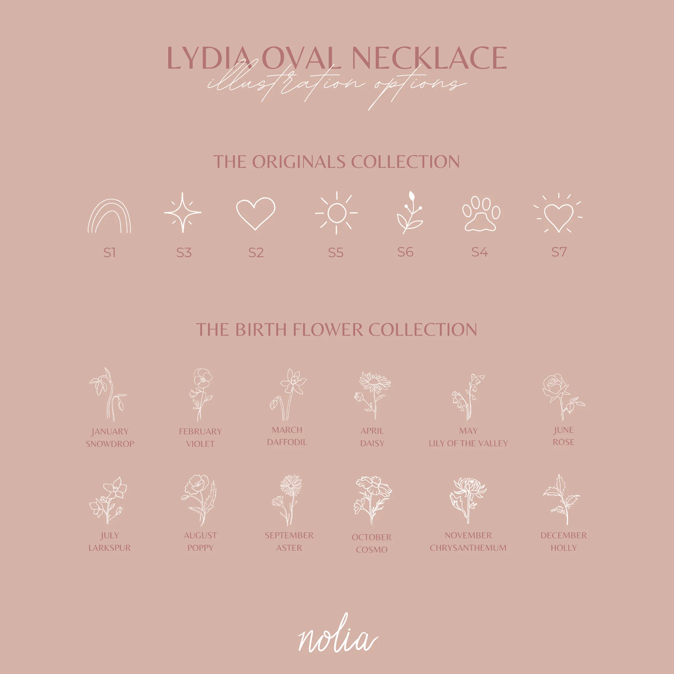 Lydia Initial Necklace