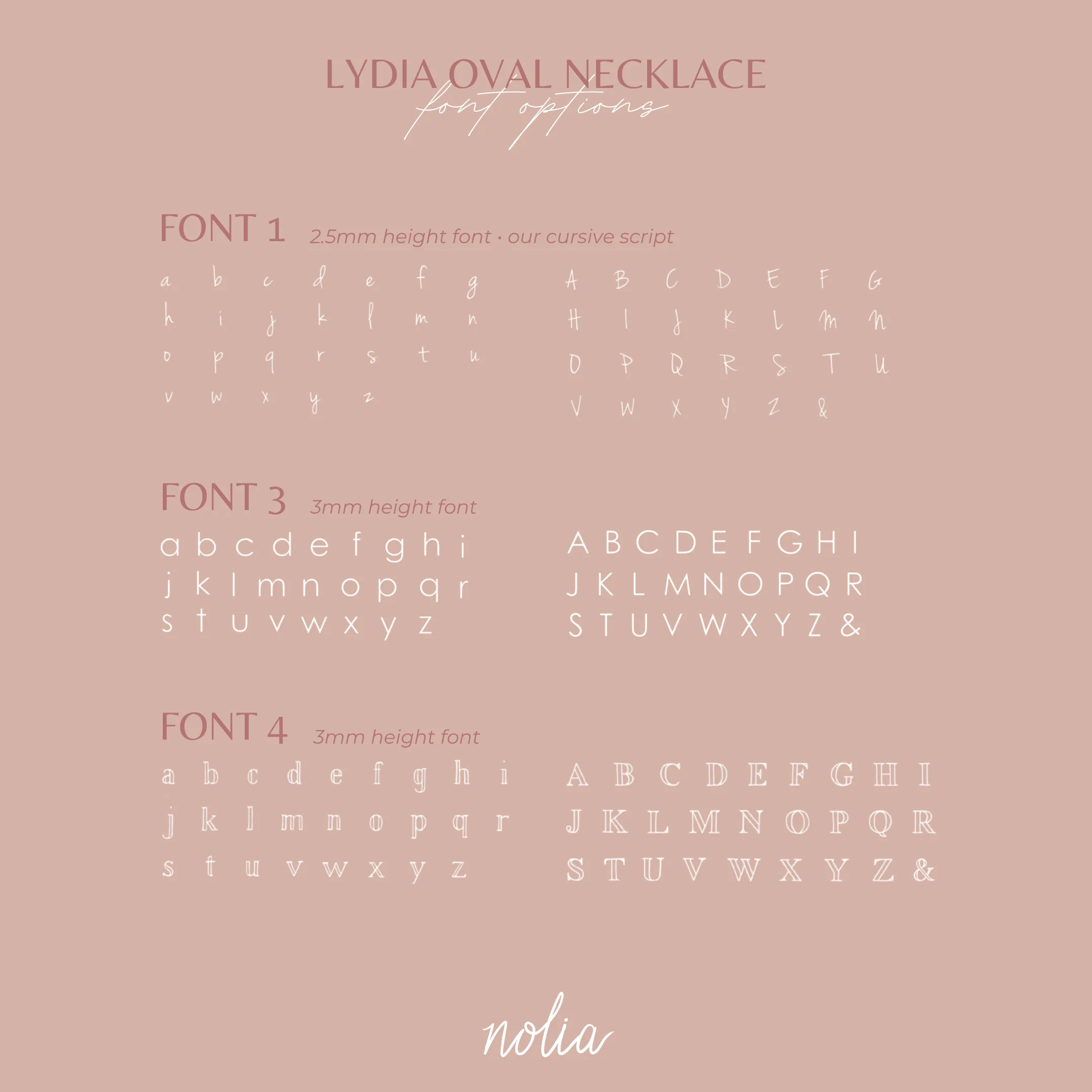 Lydia Initial Necklace