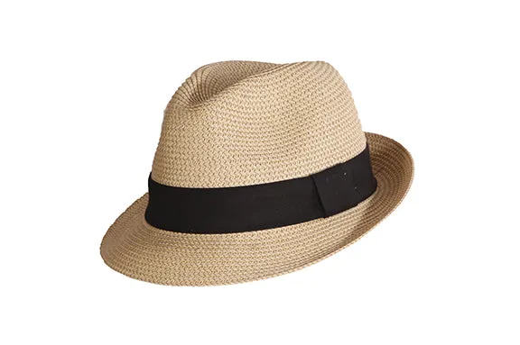 Natural Heather Fedora