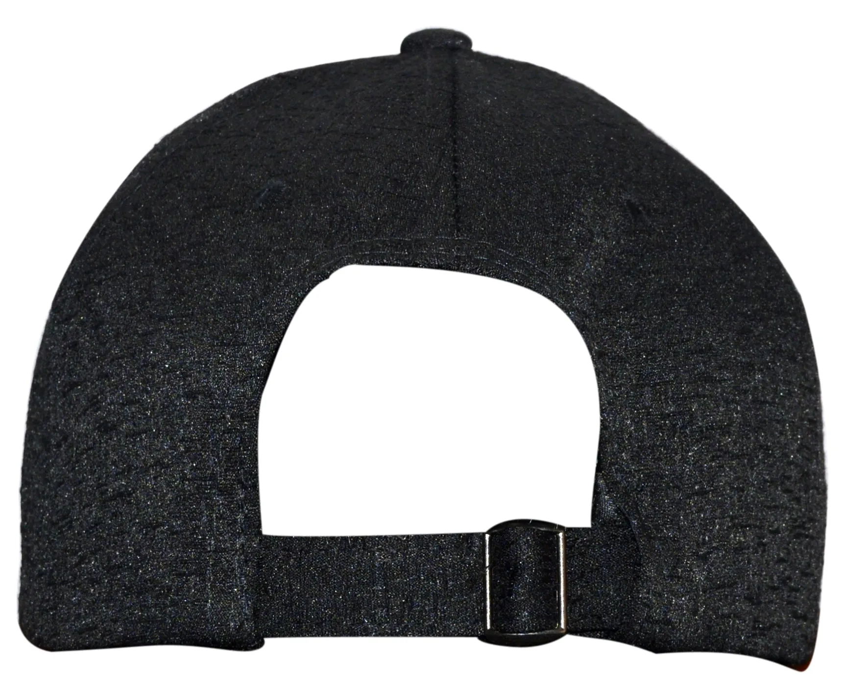 OCTAVE Unisex Baseball Cap Hat - Tuck Strap Embossed Design 3 Metal Eyelets - Black