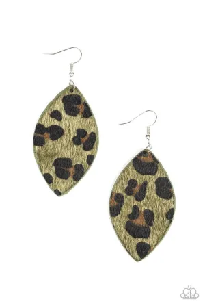 Paparazzi Earring ~ GRR-irl Power! - Green