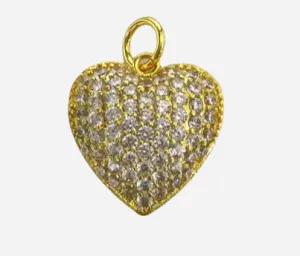 Puff Heart Charm