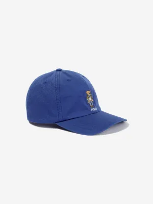 Ralph Lauren Boys Bear Cap in Blue