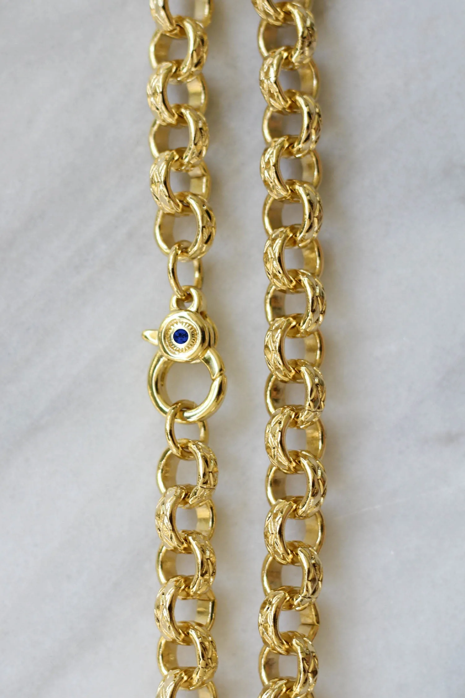 Saige Necklace - Blue Sapphire