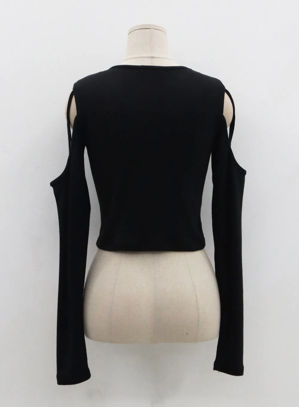 Simple Off Shoulder Crop Top CO04