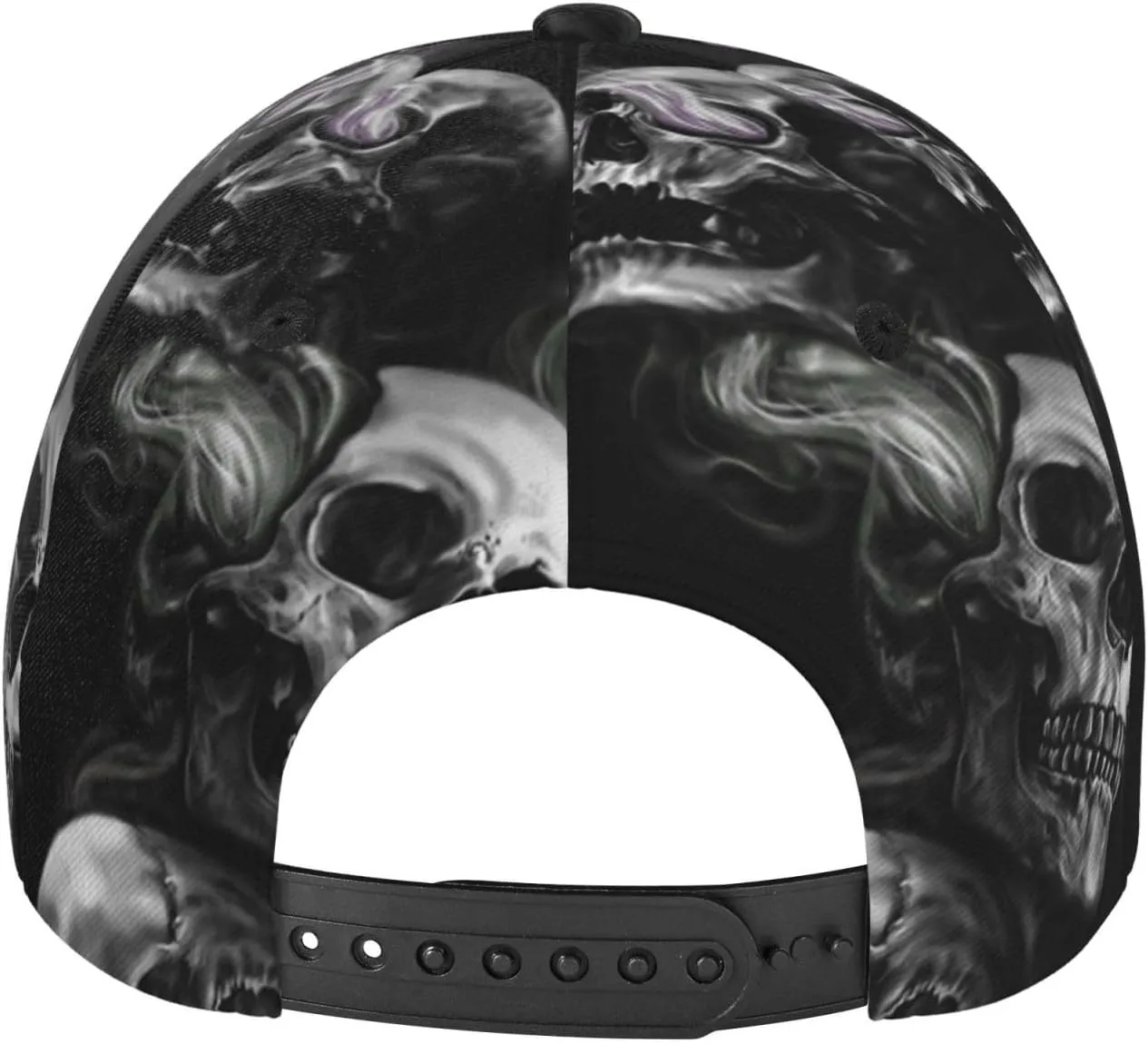 Skull Baseball Cap Adjustable Snapback Cap Men Sun Hat Cool Baseball Hats Halloween Cap for Outdoor