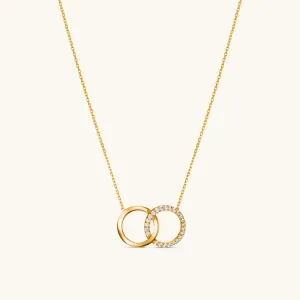 Solid Gold Eternity Necklace