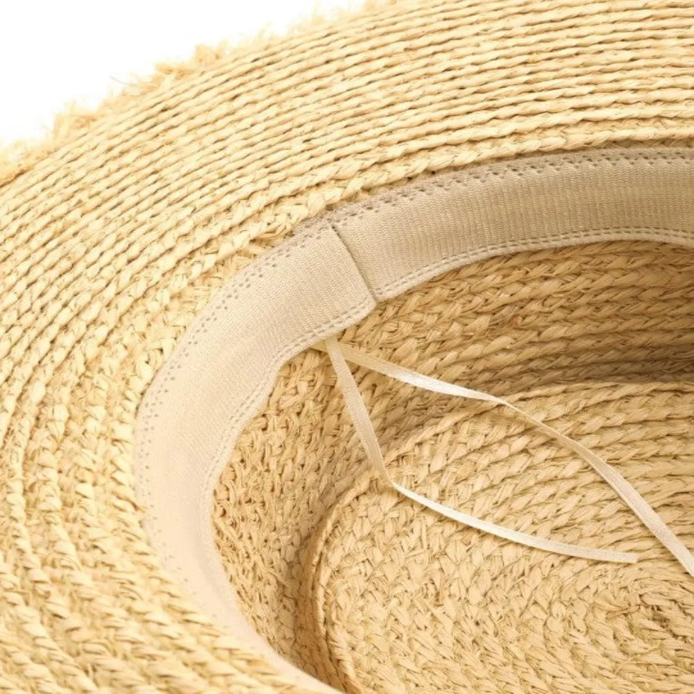 Straw Braided Cowboy Hat