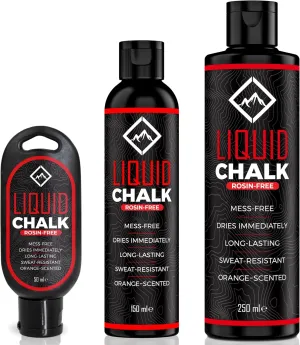 SURVIVOR Liquid Chalk  Gym Chalk for Weightlifting, Rock Climbing, Bouldering, Gymnastics, Pole Grip, & More - Lifting Chalk & Climbing Chalk for Dry Hands