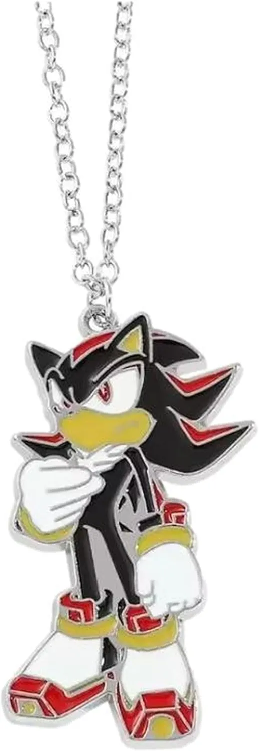 TCB Creations Sonics Shadow Cartoon Character Metal Pendant Necklace