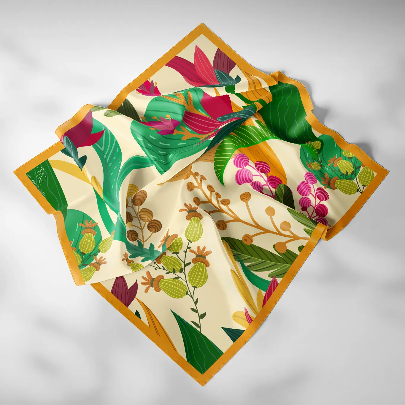 Tropical Paradise Silk Scarf