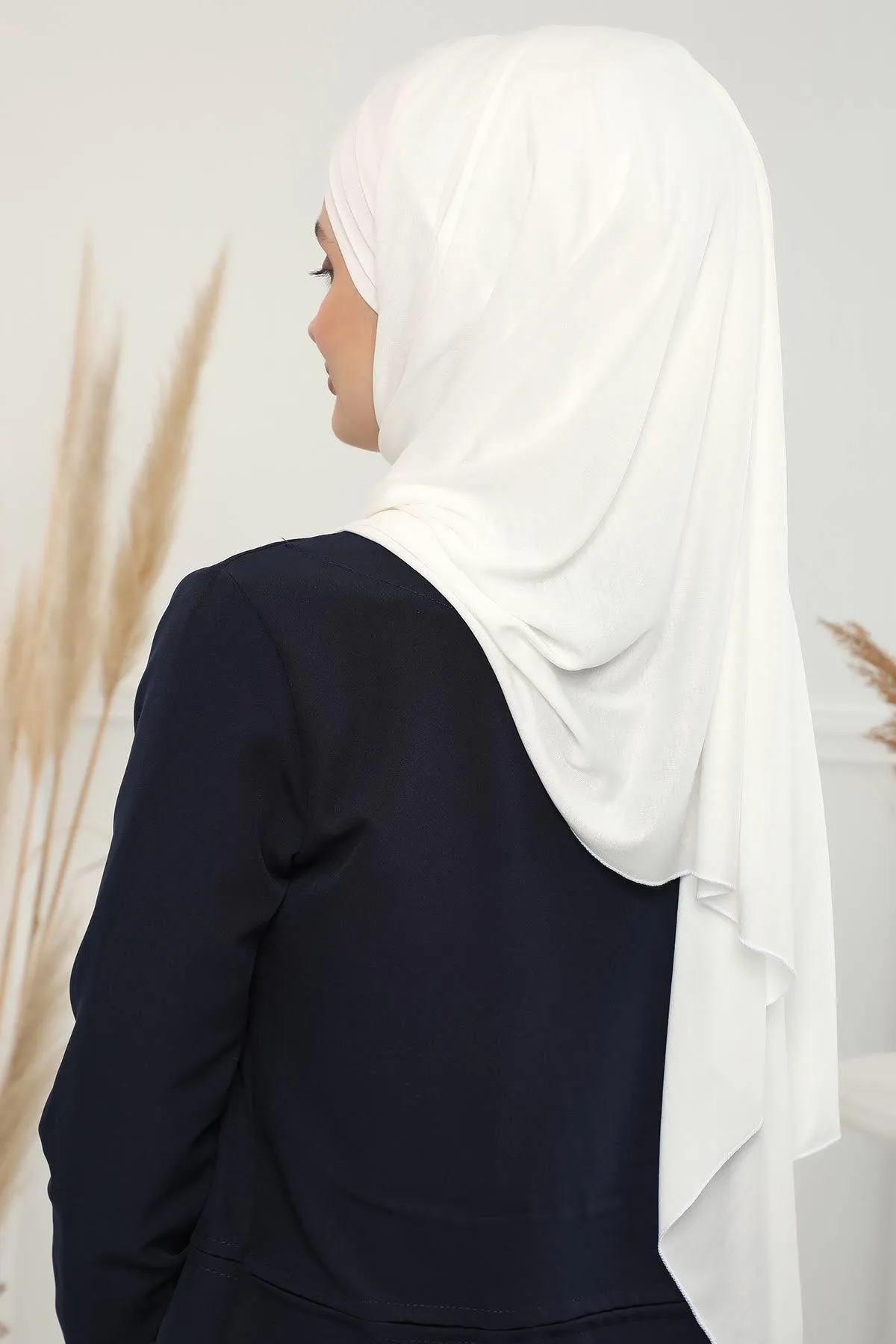 Two Colors Elegant Jersey Shawl for Women  Cotton Wrap Modesty Turban Cap Scarf,CPS-49