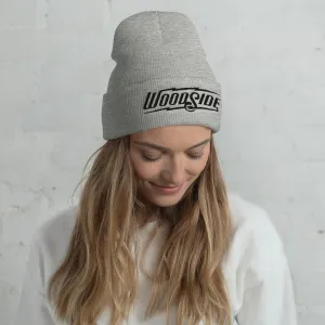 Woodside Embroidered Beanie (black thread)