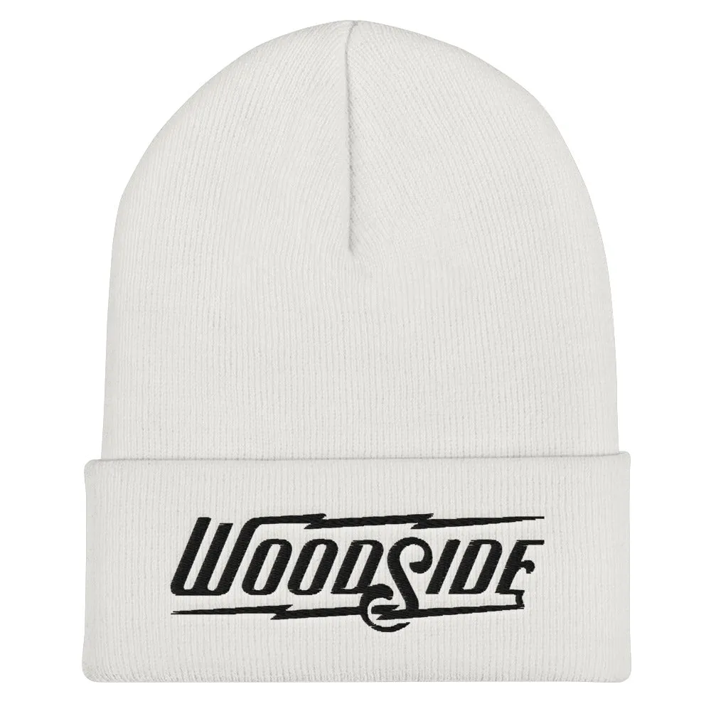 Woodside Embroidered Beanie (black thread)