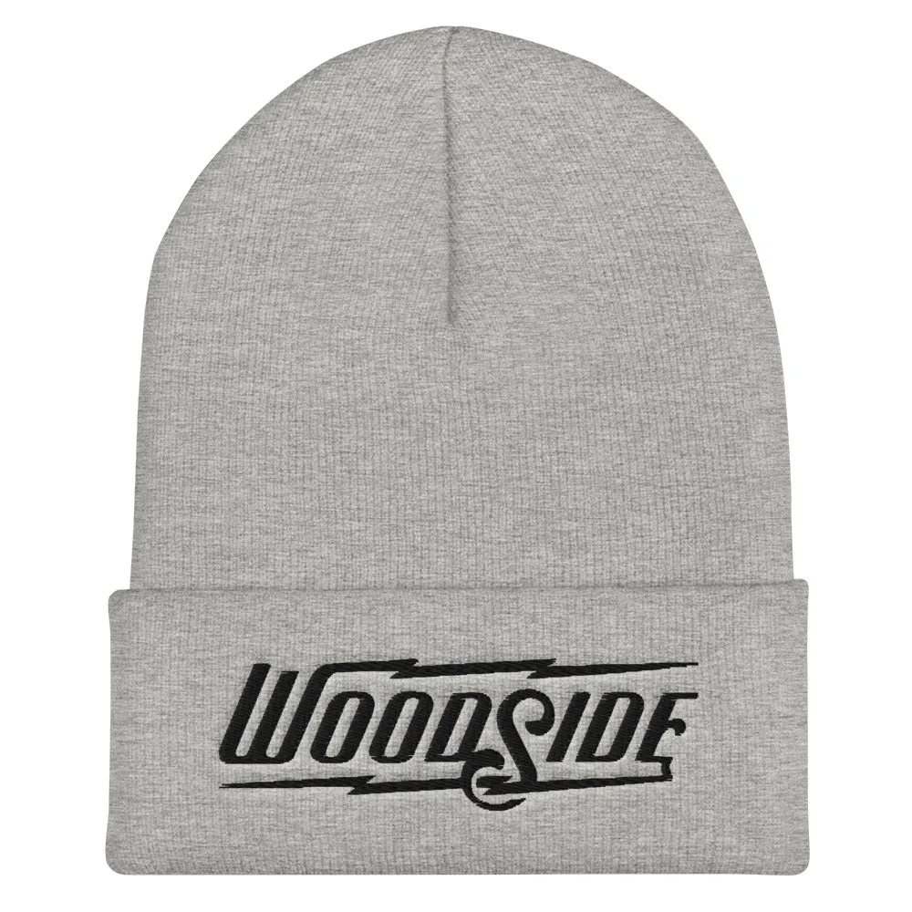 Woodside Embroidered Beanie (black thread)