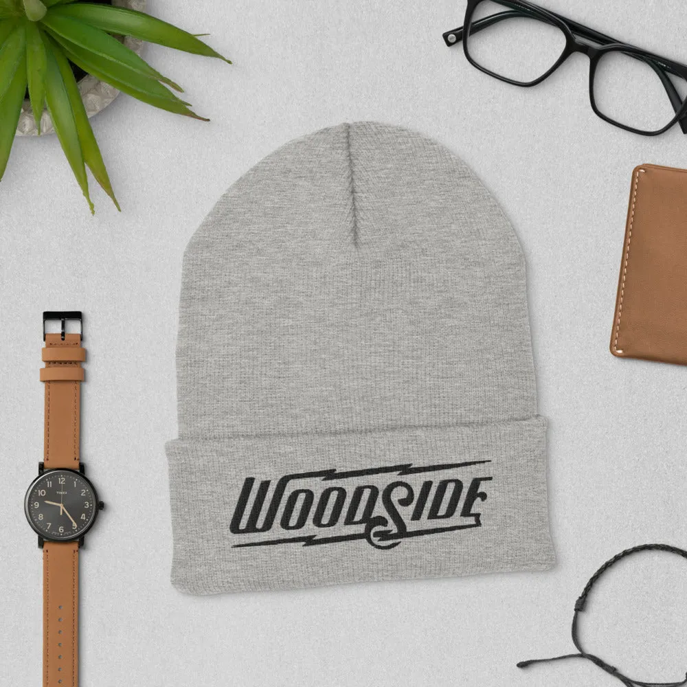 Woodside Embroidered Beanie (black thread)