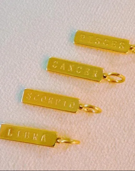 Zodiac Bar Clip-On Charms - Seamless