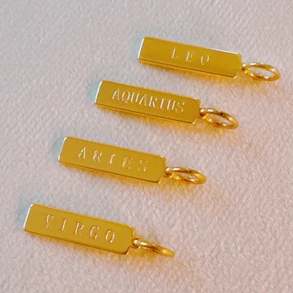 Zodiac Bar Clip-On Charms - Seamless
