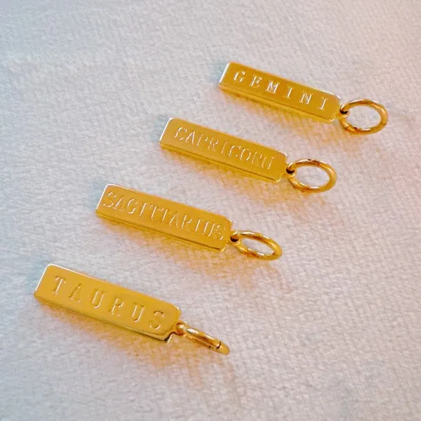Zodiac Bar Clip-On Charms - Seamless